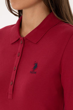 Kad_n Koyu Frambuaz Basic Sweatshirt Sepette S_rpriz _ndirim - U.s. polo assn фото 7
