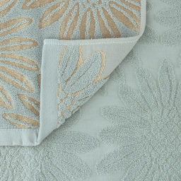 Полотенце махровое "Подсолнух" 50х90см, хлопок 100%, мятный (Китай)