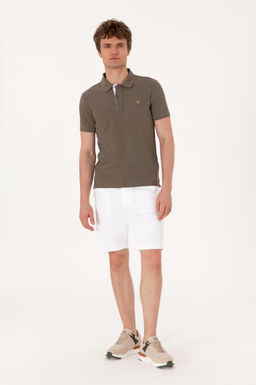 Erkek Slim Fit Polo Yaka Vizon Basic Ti__rt Sepette S_rpriz _ndirim - U.s. polo assn фото 4