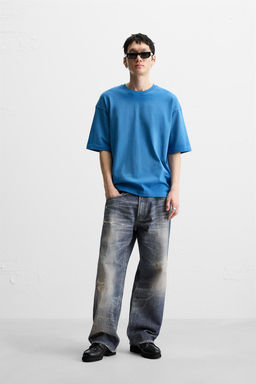 RELAXED FIT SPRAY WASH T-SHIRT