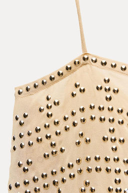 ZW COLLECTION TOP WITH STUDS - Zara фото 9