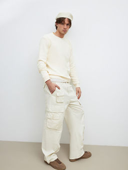 Bisiklet Yaka Erkek Triko Kazak