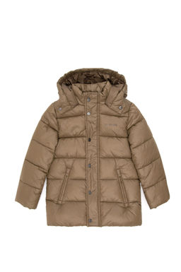 Пальто цвета хаки для мальчика Неожиданная скидка в корзине