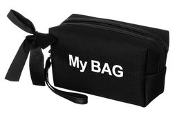 Косметичка - сумочка 18*8*10 см My BAG, с ручкой, черный - Elan gallery фото 3