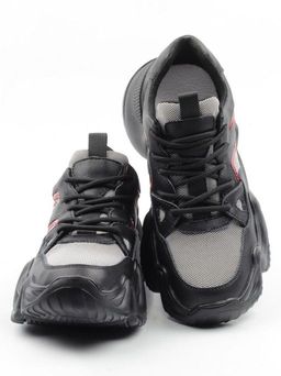 05-DHJ03-1 BLACK Кроссовки женские (нат.кожа, нат.замша, текстиль) - Фабричный китай фото 15