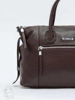 Сумка женская кожаная 1061C coffee Polina&Eiterou