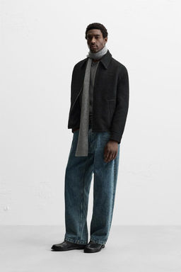 TEXTURED ZIP-UP OVERSHIRT - Zara фото 10