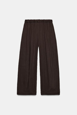 PANTAL?N BARREL ZW COLLECTION / Marr?n - Zara фото 6
