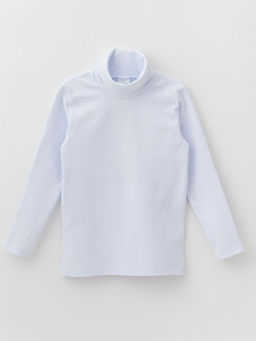 Джемпер для мальчика из трикотажной рибаны, белый - Lesi kids фото 4