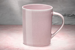 Кружка 320 мл 11,5*8*10 см Розовый меланж NEW BONE CHINA