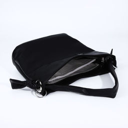 Сумка-тоут на молнии, 2 наружных кармана, цвет чёрный - Simaland фото 7