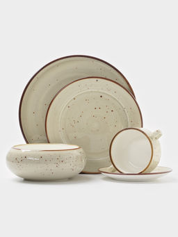 Тарелка глубокая Magistro Mediterana, 900 мл, d=20.8 см, фарфор, бежевая  фото 6