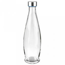 Бутылка стеклянная "Пуля" 1л h30,5см, д/горла 2,8см, винтовая комбинированная крышка (д/основания 8см) (Китай)