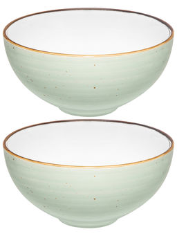 Набор салатников 2 пр. 600 мл 15*15*7 см Кантри Крафт, светло-зеленый - Elan gallery фото 4