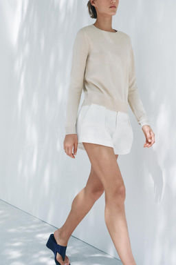 PLAIN WOOL BLEND KNIT SWEATER - Zara фото 5