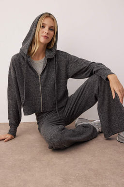 Antrasit Orme Fermuarl? Yumos Alt-Ust Tak?m TWOAW26AU00060