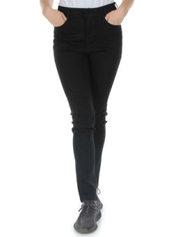 M-014 BLACK Джинсы женские плотные