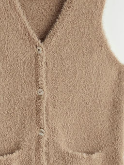 V Yaka Kad?n Triko Yelek