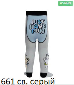 Колготки дет. HAPPIK 22С-144СП р.104-110 (30) - 661 светло-серый