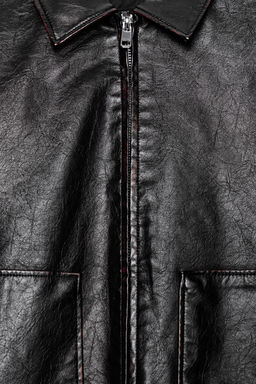 FAUX LEATHER JACKET - Zara фото 9