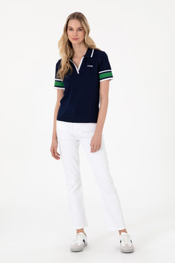 Kad_n Lacivert Ti__rt Sepette S_rpriz _ndirim - U.s. polo assn фото 4