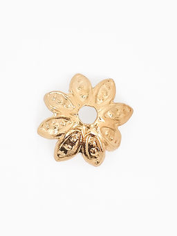 Цена за 2 шт. Шапочки для бусин (набор 50 шт.) СМ-011-1, 3.5?8 мм, цвет золото