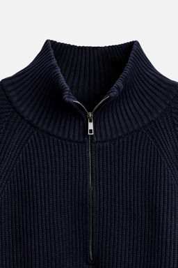 MOCK NECK SWEATER WITH ZIP - LIMITED EDITION - Zara фото 9