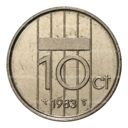 10 центов 1983 года Нидерланды
