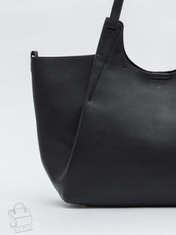 Сумка женская кожаная 1102-1MP black Polina&Eiterou