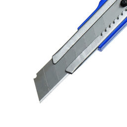Нож канцелярский с лезвием 18 мм, с металлическими направляющими, с фиксатором, МИКС - Calligrata фото 6