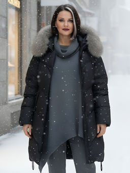 Пальто зимнее утепленное с мехом и капюшоном ,куртка Бренд: Visdeer фото 18