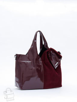 Сумка женская кожаная 98184-3MSS wine red Velina Fabbiano-Safenta в Новосибирске