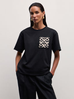 Футболка с декоративным карманом / Zarina