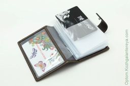 Женская кожаная визитница Sergio Valentini СВ 8036-010  фото 9