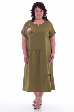 *Платье женское Ф-1-29б (хаки)