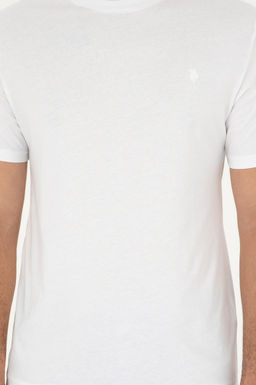 U. S. Polo Assn / Мужская белая базовая футболка - U.s. polo assn фото 6
