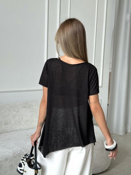 Футболка паутинка полупрозрачная