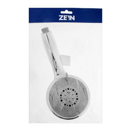 Лейка для душа ZEIN Z0505, пластик, большая, 5 режимов, хром