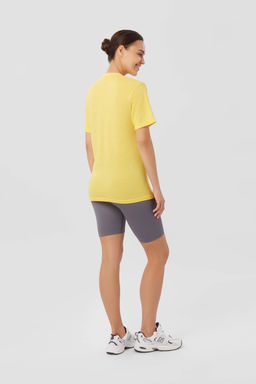 TEKSA Футболка женская WSS 001 yellow-white