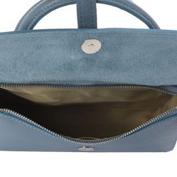 Женская сумка с ручкой DIVAS BAG Артикул 2229456, серо-голубой  фото 6
