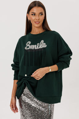 Джемпер Lars Style 1119/1 темный изумруд