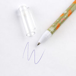 Подарочный набор новогодний, блокнот, ручка и бальзам для губ «Верь в чудеса»