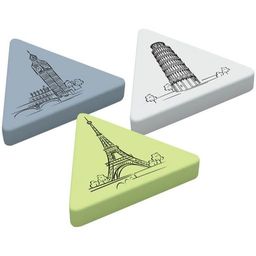 Цена за 2 шт. Ластик Berlingo "Triangle XL" (BLc_00120) треугольный, термопласт.