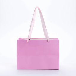 Цена за 10 шт. Пакет подарочный с широким дном 20?14?13.2 см, розовый - UPAK LAND фото 2