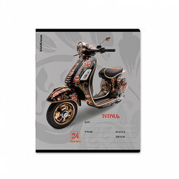 Цена за 10 шт. Тетрадь школьная ученическая ErichKrause Souvenir, 24 листа, линейка (в плёнке по 10 шт.)_MIX-PACK фото 3