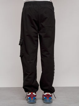 спортивные брюки 95%хлопок 5% эластан (двухслойная нить),Турция, черного цвета - Mtforce фото 11