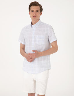 Mavi Regular Fit K_sa Kollu Ekose G_mlek - Pierre cardin фото 3
