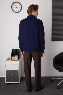 Lacivert Regular Polo Yaka Duz H?rka TMNAW26HI00001 - Trendyolmilla фото 4