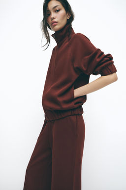SOFT ZIP-UP SWEATSHIRT - Zara фото 2