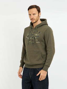 джемпер мужской с капюшоном и с принтом - Glenfield фото 5